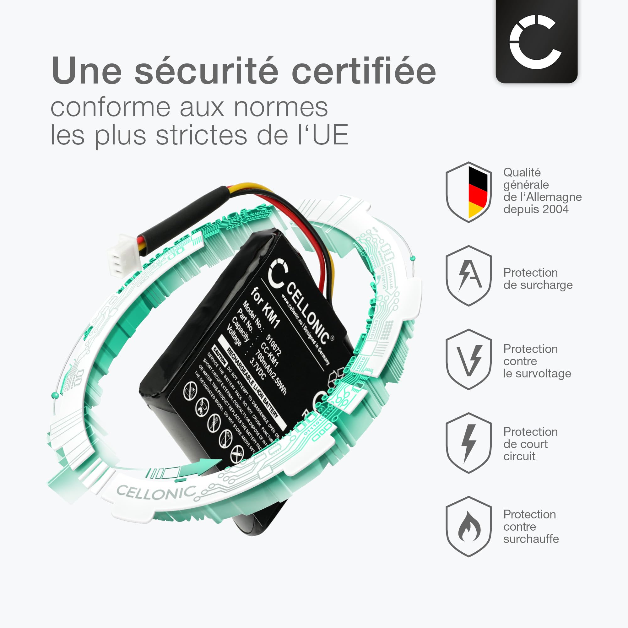 Batterie Vhbw Pour TomTom Via 130/120/125 - 700 MAh, Neuve