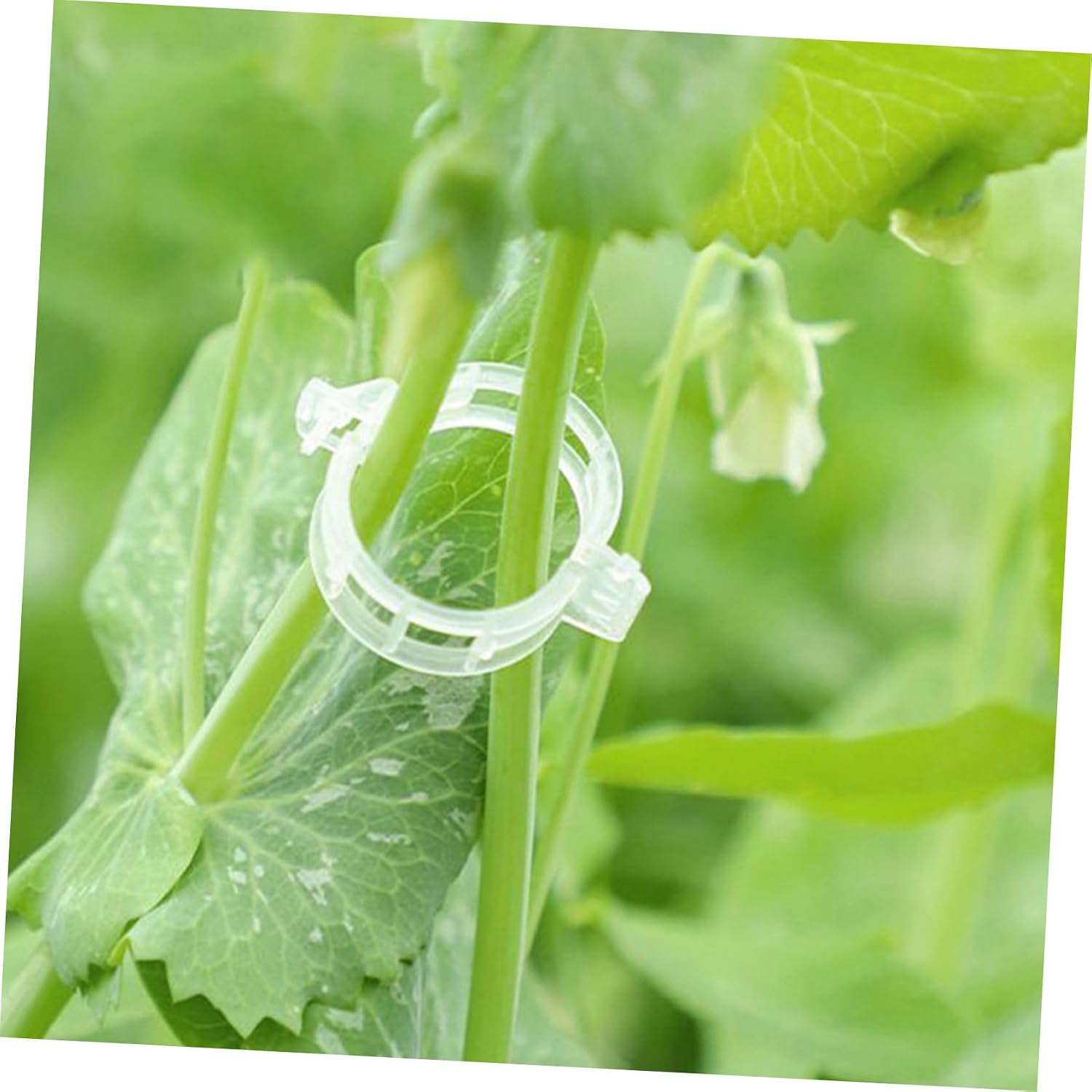 400pcs Plastic Tomato Plant Clips for Vegetable Vine Fixing, Weather-Resistant Trellis Support Clamps with Wide Compatibility for Outdoor Use and Gardens
