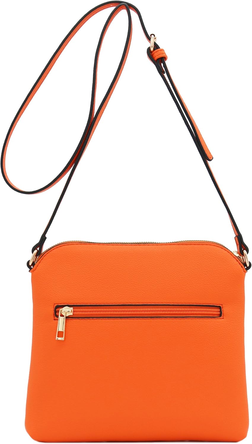 FashionPuzzle Chevron Quilted Medium Crossbody Bag with Tassel Accent