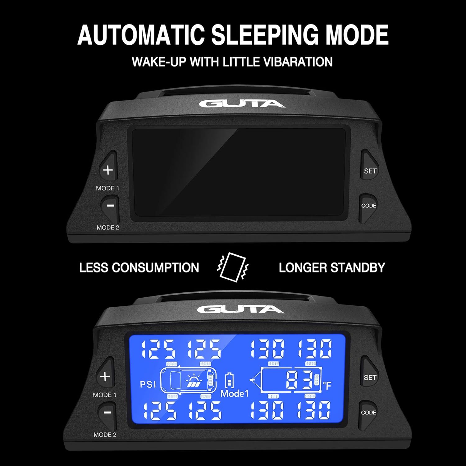 Lowest Price GUTA RV Tire Pressure Monitoring System - 8 Sensors TPMS for Trailer, 7 Alarm Modes, Large Screen, Endurance Battery Life, Long Sensing Distance, Wireless Sensor Pairing, 2021 Update Version 🔥 Cashback up to 70% GUTA RV Tire Pressure Monitoring System - 8 Sensors TPMS for Trailer, 7 Alarm Modes, Large Screen, Endurance Battery Life, Long Sensing Distance, Wireless Sensor Pairing, 2021 Update Version