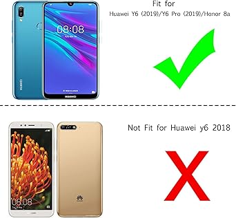 Leyi Case For Huawei Y6 19 Honor 8a With Tempered Glass Screen Protector 2 Pack Girl 3d Glitter Liquid Personalised Clear Silicone Gel Shockproof Phone Cover For Honor 8a Y6 19 Turquoise Purple