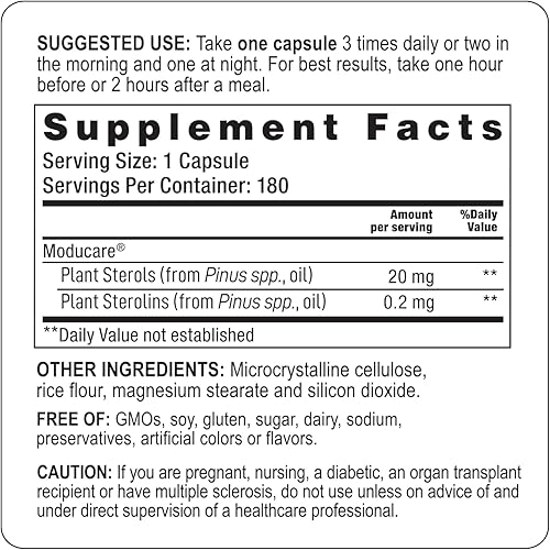 Miniatura 3 de Apoyo inmunológico diario, suplemento dietético de esteroles vegetales, 180 cápsulas vegetarianas (el embalaje puede variar)