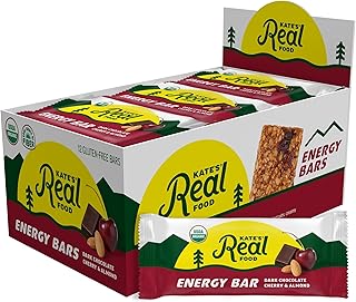 Kate’s Real Food Organic Granola Bars - Dark Chocolate Cherry & Almond (...