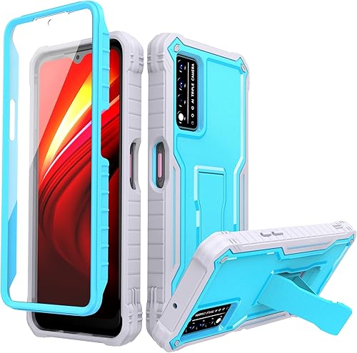 FITO Funda T-Mobile REVVL V Plus 5G, doble capa a prueba de golpes, resistente, para T-Mobile REVVL V Plus 5G teléfono con protector de pantalla,