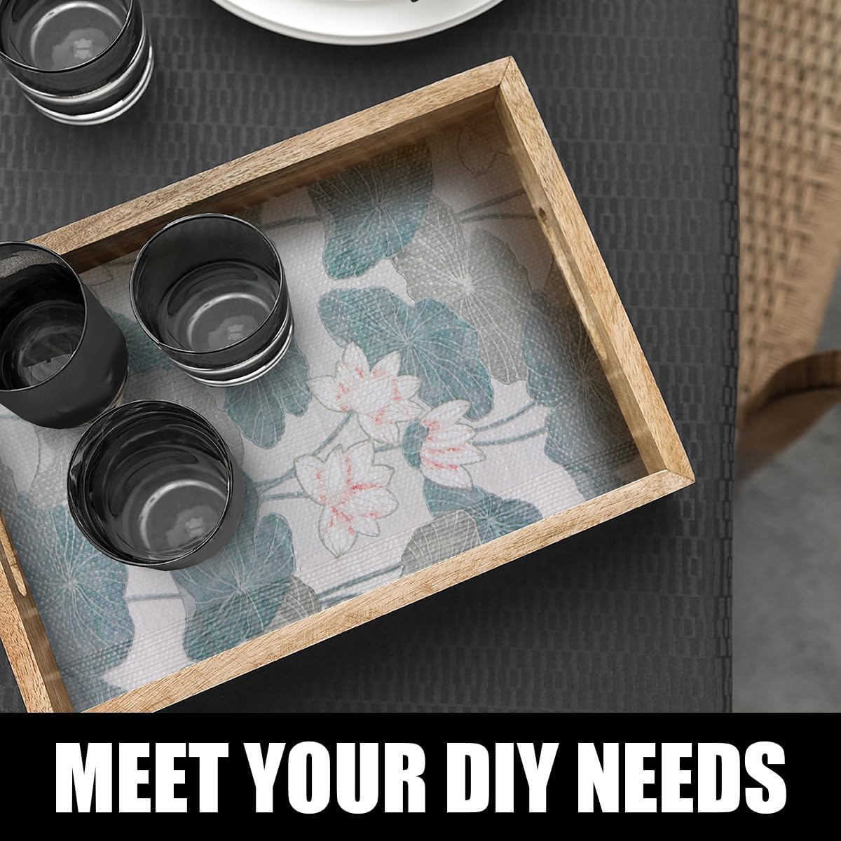 Shelf and Drawer Liner for Cabinets, Non-Adhesive and Strong Non-Slip 12IN x 20FT Shelf Cabinet Drawer Liners for Kitchen,Table,Bookshelves,Waterproof Cupboard Liners