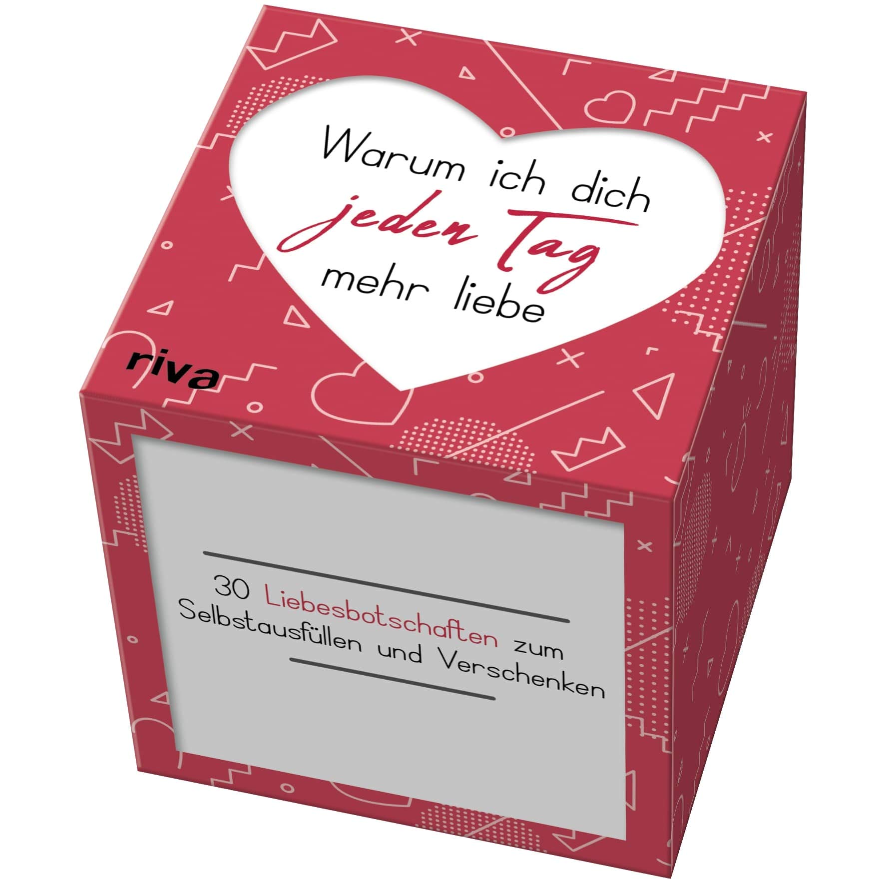 Warum ich dich jeden Tag mehr liebe: 30 Liebesbotschaften zum Selbstausfüllen und Verschenken