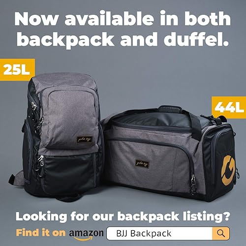 Miniatura 6 de Gold BJJ Jiu Jitsu Bolsa de lona Bolsillo impermeable para Gi sudoroso, Rashguard o zapatos La bolsa de lona perfecta para equipo de artes