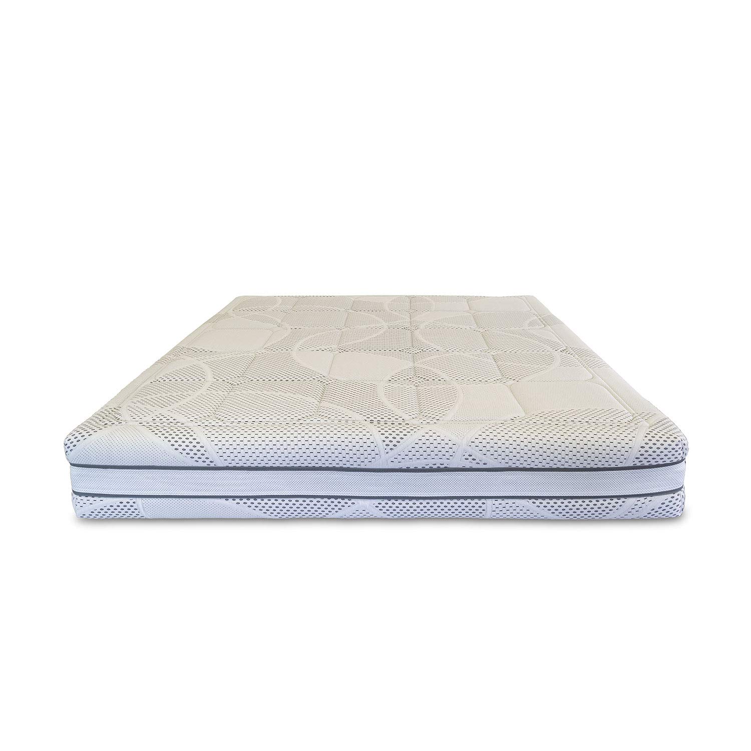Flexinn Materasso in Memory foam con 1600 Molle insacchettate indipendenti e Memory Gel. Altezza: 25 cm, rigidità 8 su 10. Sfoderabile. Dispositivo Medico Classe I (160x190)