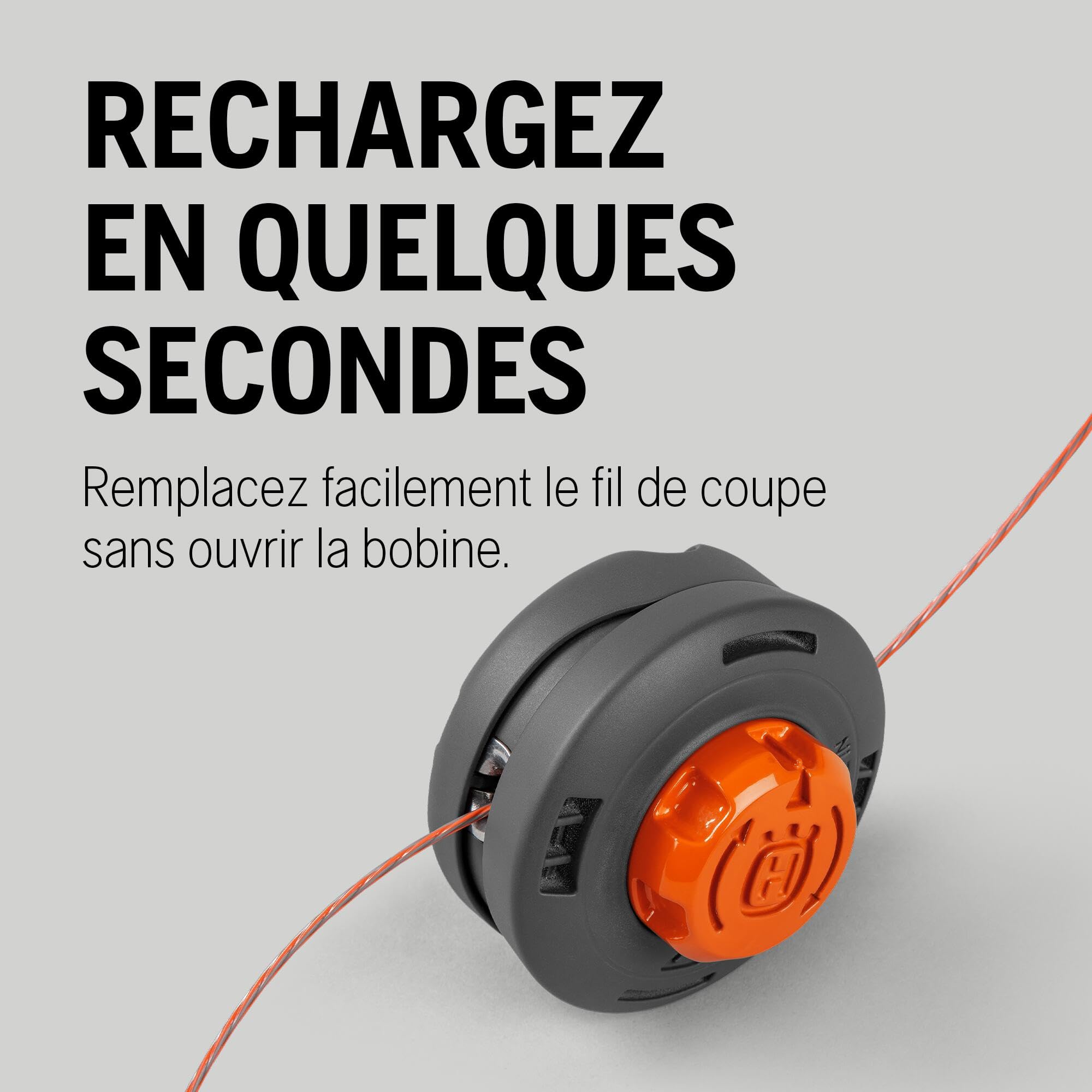 Husqvarna 122R Coupe-Bordures Thermique | Débroussailleuse 2 temps 21,7cm³, largeur de coupe 43 cm, tête Tap 'n Go
