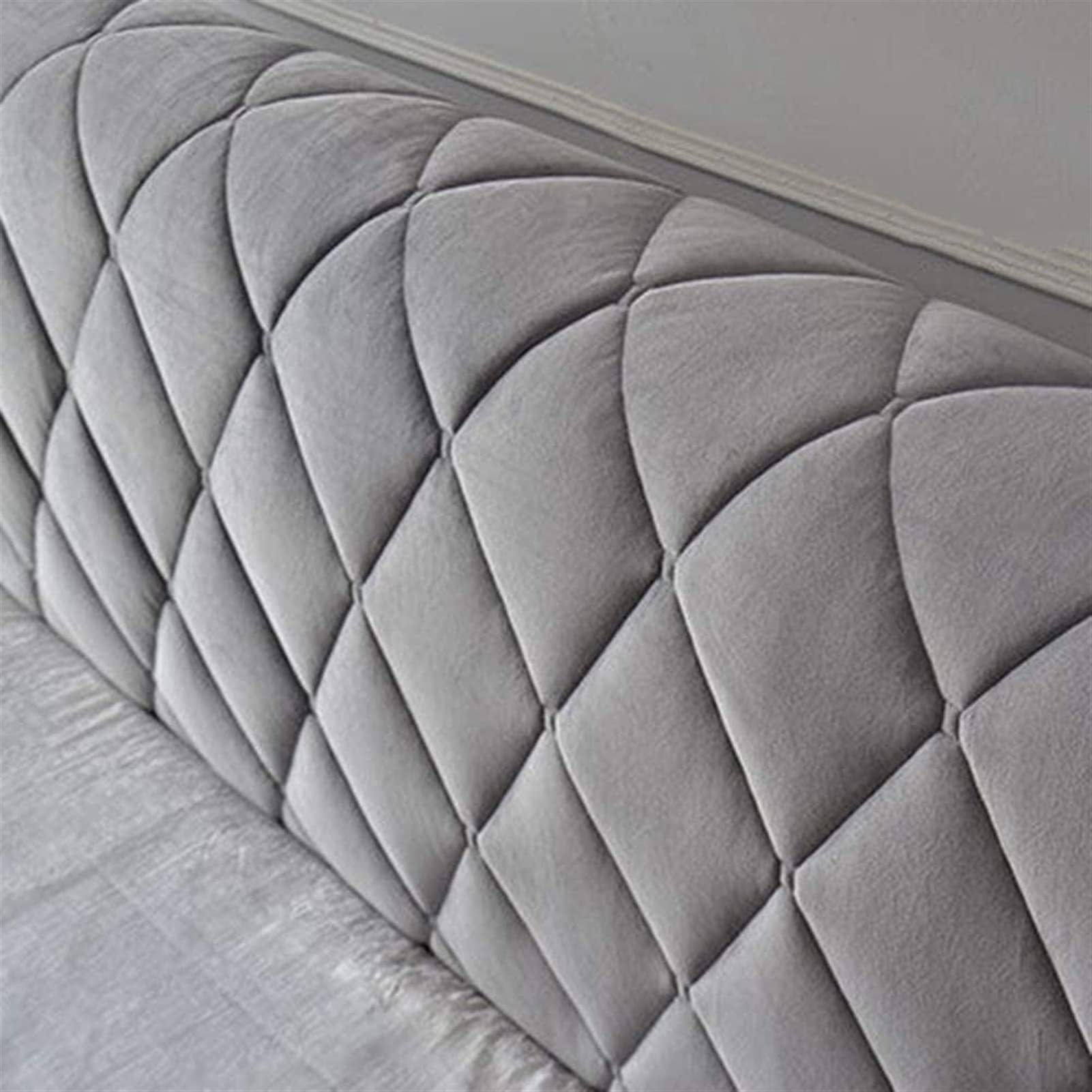 Copritestiera Letto Copertura/Copri Testata Letto Matrimoniale/Singolo Imbottito Fodera Elastica Protezione, Coprire Antipolvere in Cotone Cover Addensare AntiGraffio Cuscino