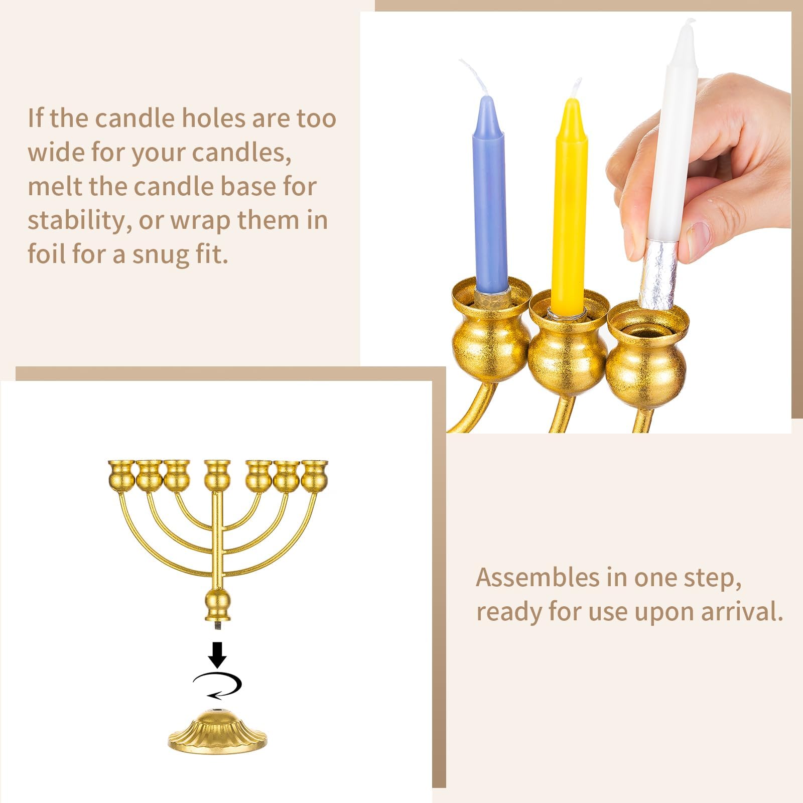 キャンドル スタンド moma flexus menorah