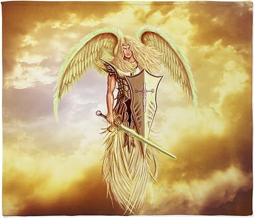 CafePress Manta de forro polar suave, 60 x 50 pulgadas de San Arcángel Miguel