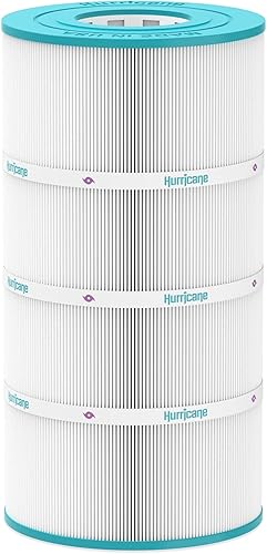 Hurricane Filtros HF8311-01 Cartucho de filtro avanzado Poool - Reemplazo para PXST100, Unicel C-8311, Filbur FC-1285, Hayward X-Stream CC100
