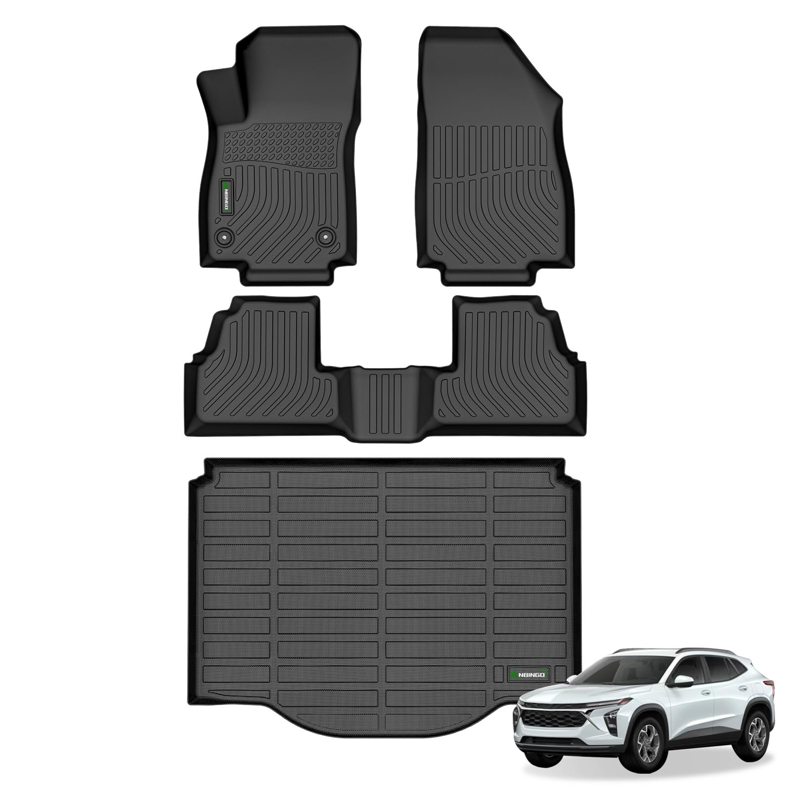 Photo 1 of ANBINGO®-Floor Mats & Cargo Liner Set for Chevrolet Trax 2014-2023 TPE All Weather Car Floor Liners Waterproof Non-Slip Trax Mat Full Set Mats Set 2014-2023 Trax