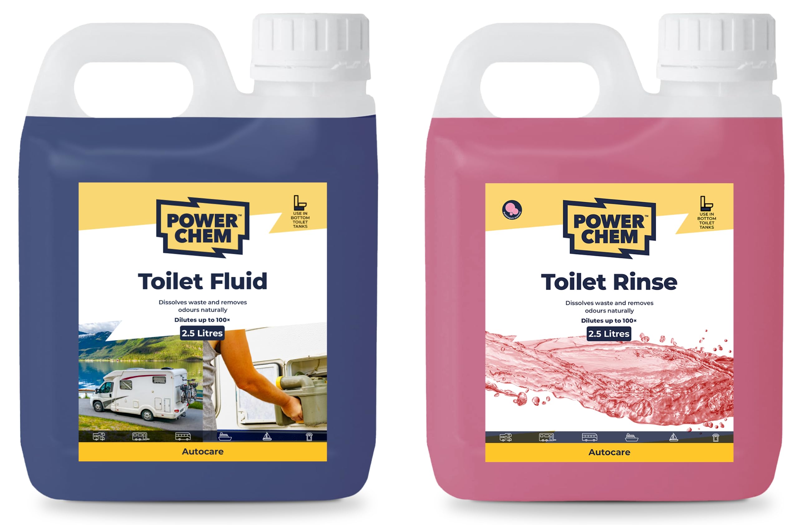 PowerChem Chemische Toilettenflüssigkeit (2 l)