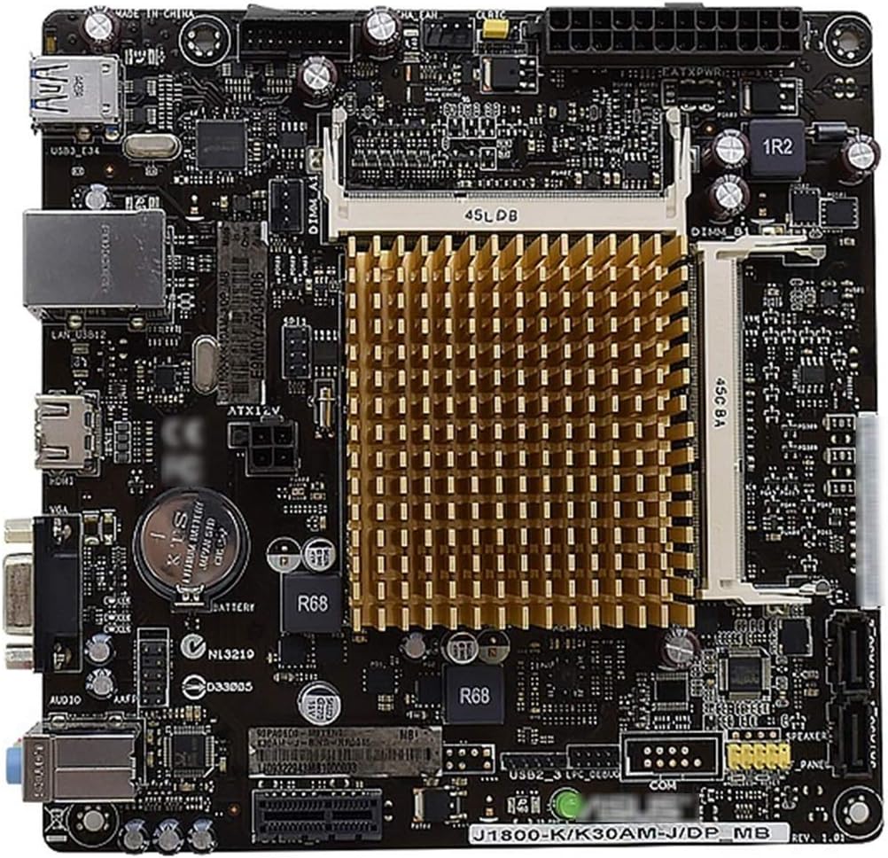 Fit for ASUS ITX Motherboard J1800K/K30J/DP DDR3 17 * 17 Mini PC