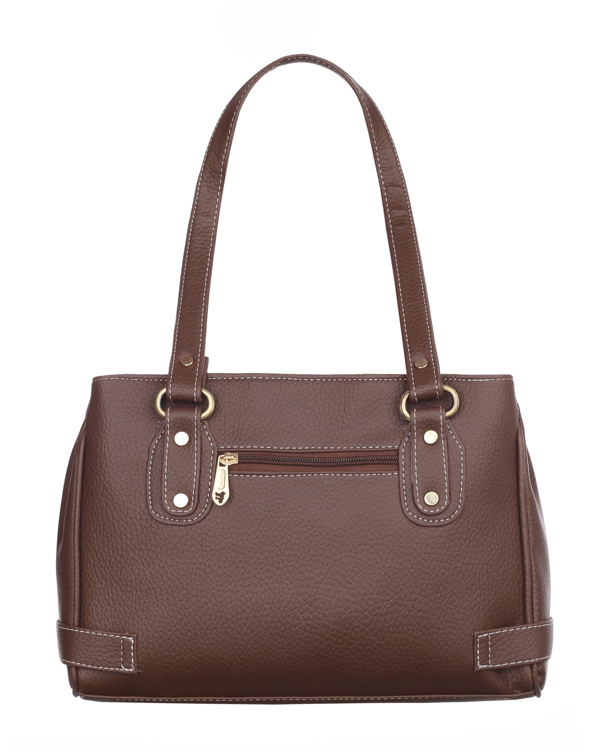 Fostelo Women's Nightingale Satchel Tote Handbag for Women | Ladies Purse | Stylish Shoulder Bag | Gift For Women | Brown 2