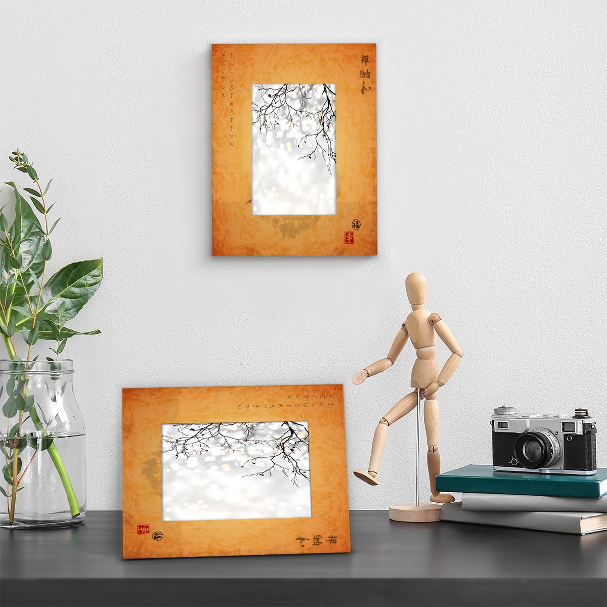 絵画 FOCUSPRIME 5 Amazon.com - SYNTRIFIC 5x7in 6PC Vintage Gold Picture Frames