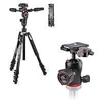 Manfrotto Befree 3-Way Live Advanced Kit Video da Viaggio, Alluminio con Testa Fluida