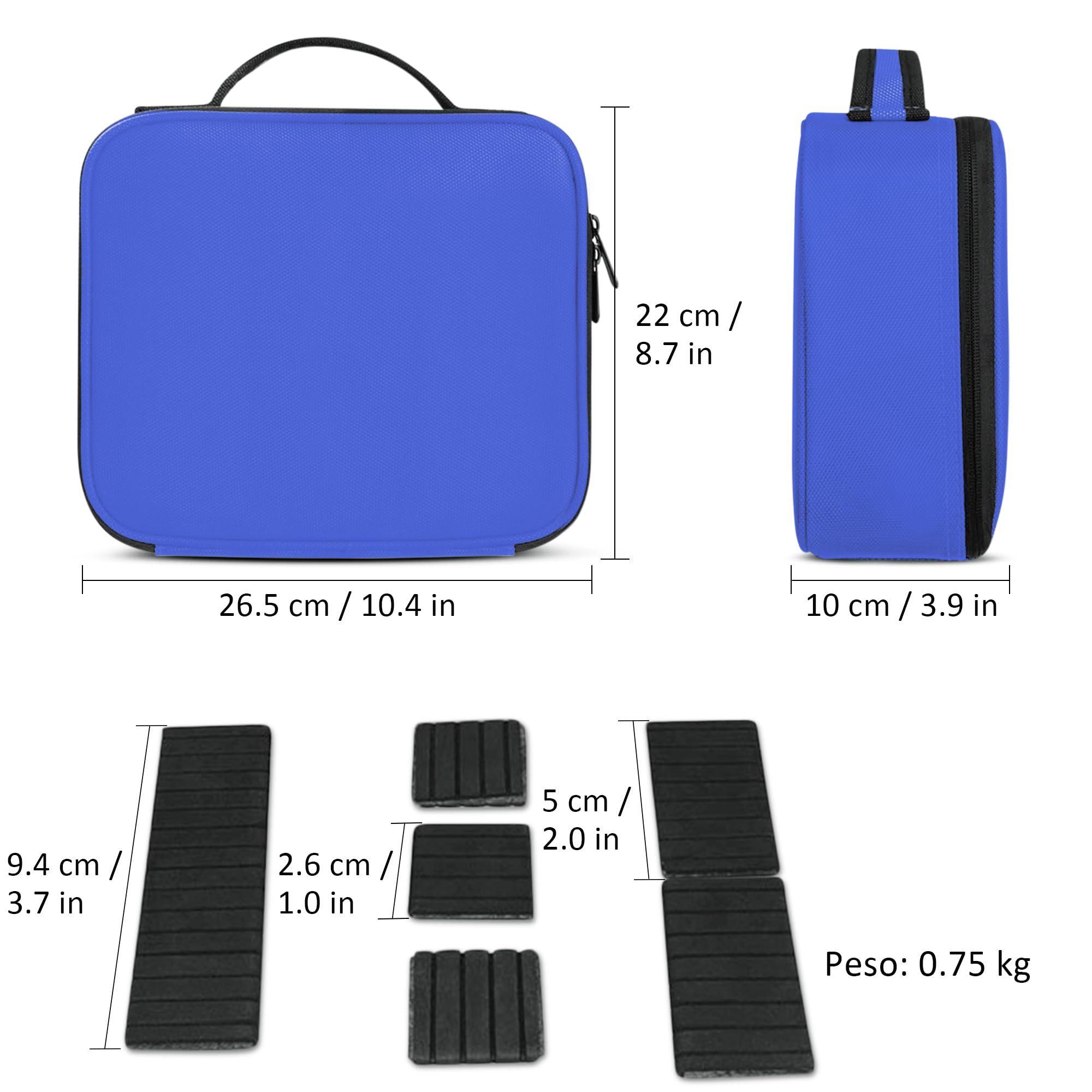 Beauty Case da Viaggio Donna Borsa Cosmetica Professionale Portatile Trousse Make Up Organizers Trucchi Ragazza Valigetta Porta Trucchi con Divisori Regolabili