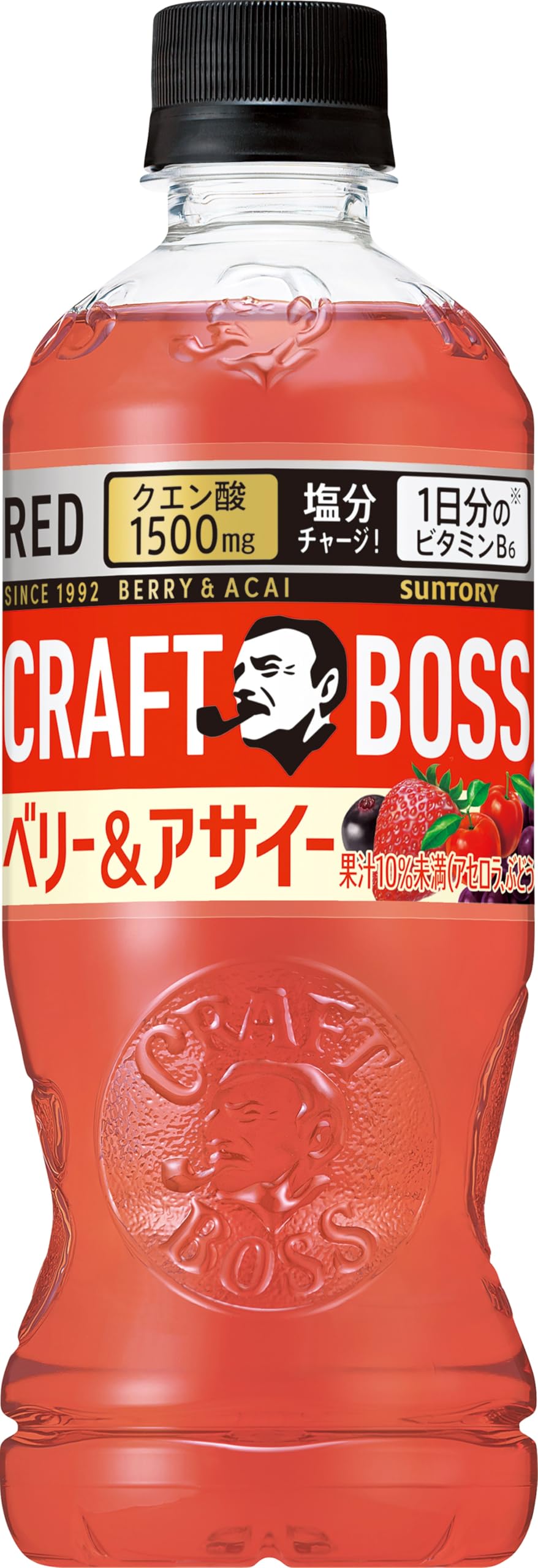 サントリー BOSS ベリー＆アサイー 500ml×24本 BOSS(ボス)