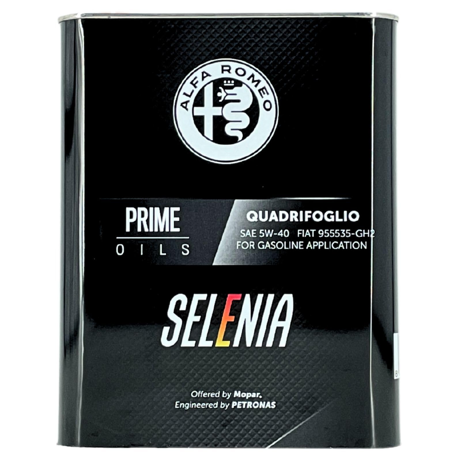 SELENIA Quadrifoglio SAE 5W40 Emballage 2 litres