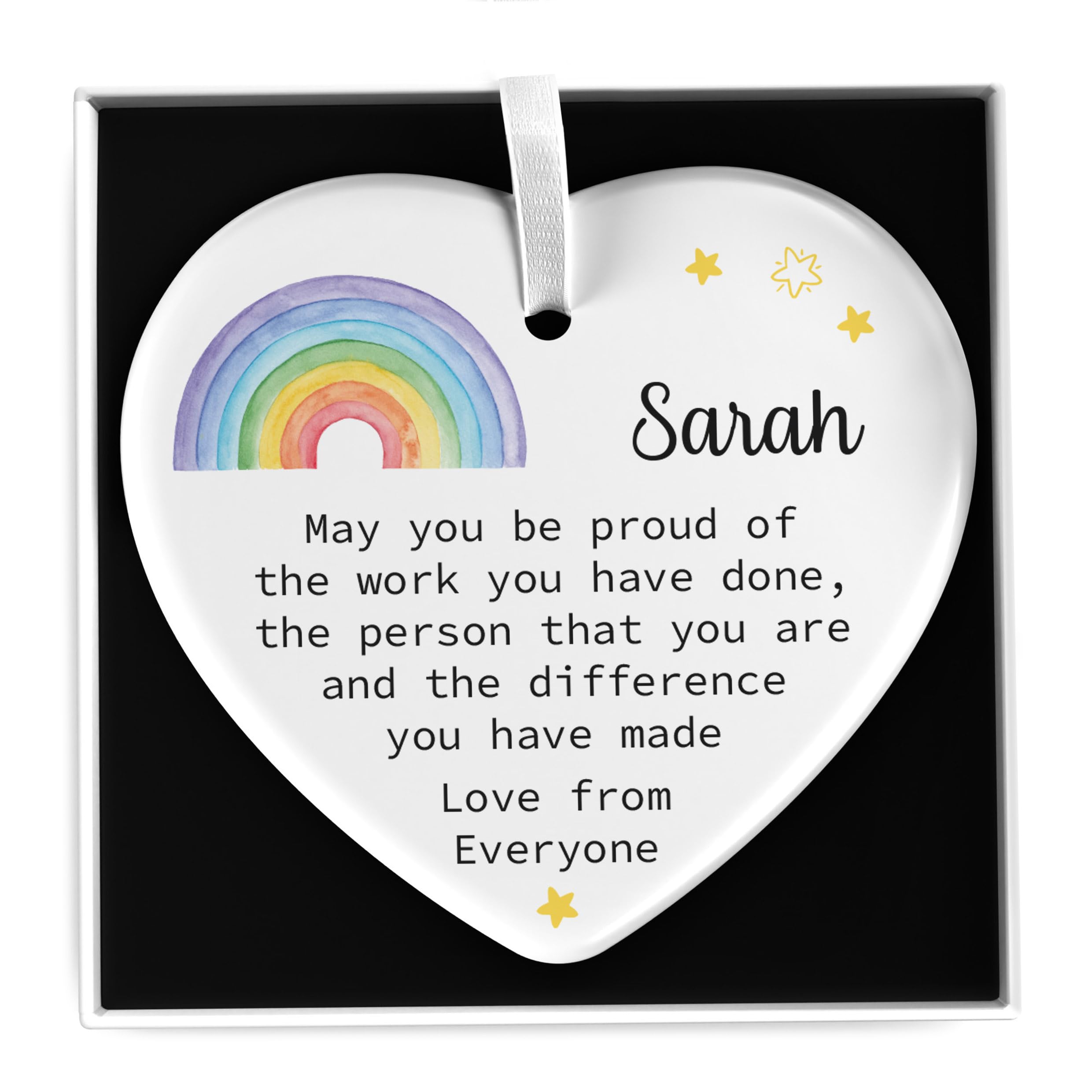Beecreative Work Leaving Gifts - Retirement Gifts For Women - Retired Nurse, Midwife, NHS, Colleague - May You Be Proud - With Gift Box
