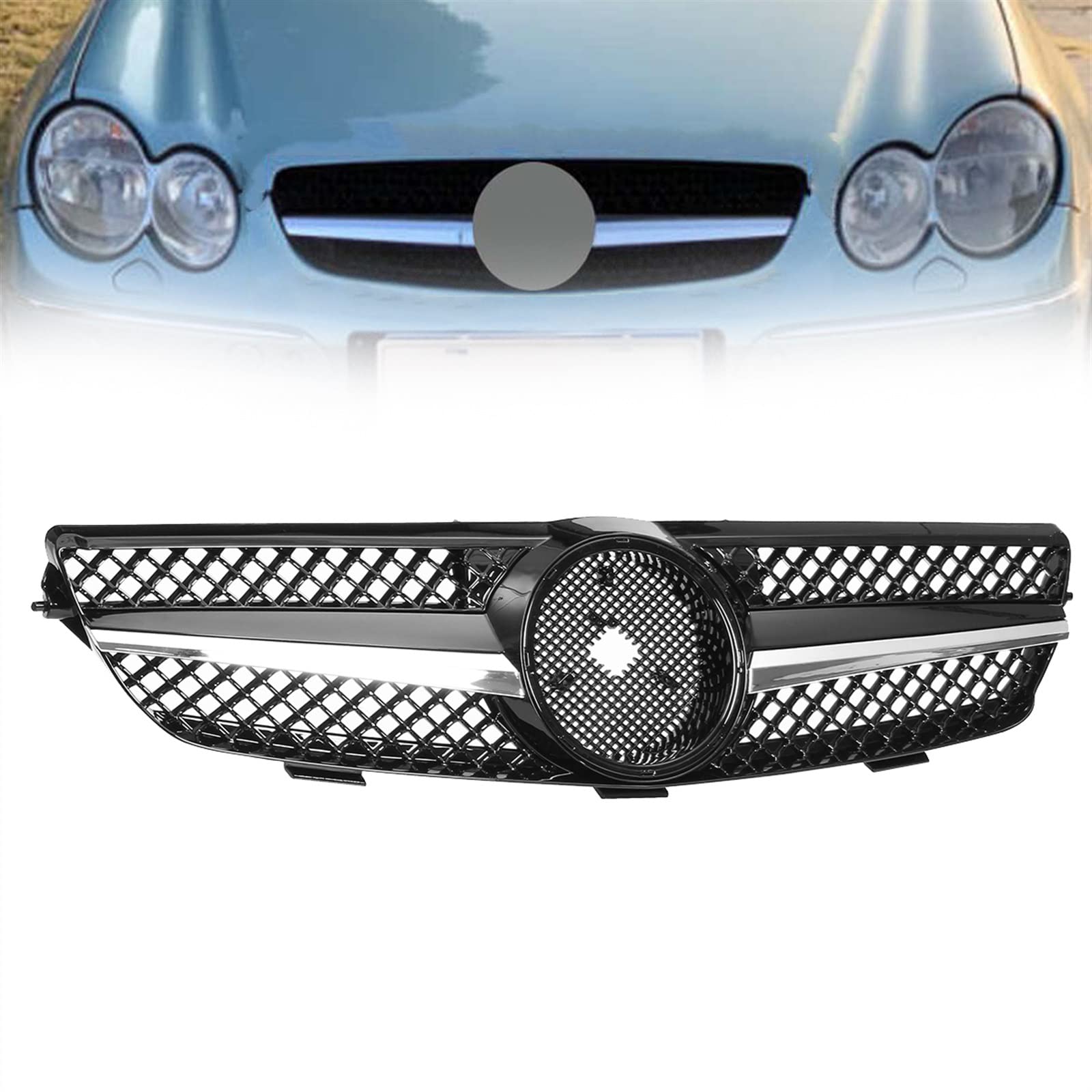 Calandre de course pour pare-chocs avant Mercedes CLK 320 500 W209 03-09