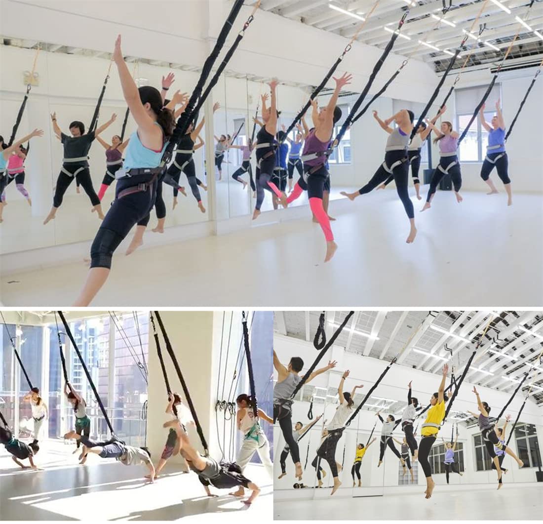 Heavy Pro Bungee - Corde élastique Résistance 65/85/110 Kg - Yoga, Pilates, MMA, Fitness Pro - Kit Complet