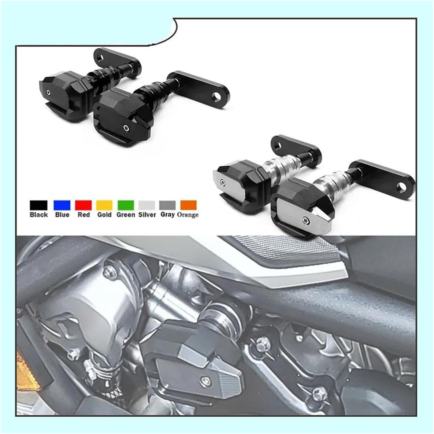 転倒保護スライダー ホンダ用 NC700X NC700S 2012-2013 モーターサイクル 転倒保護フレーム スライダー フェア