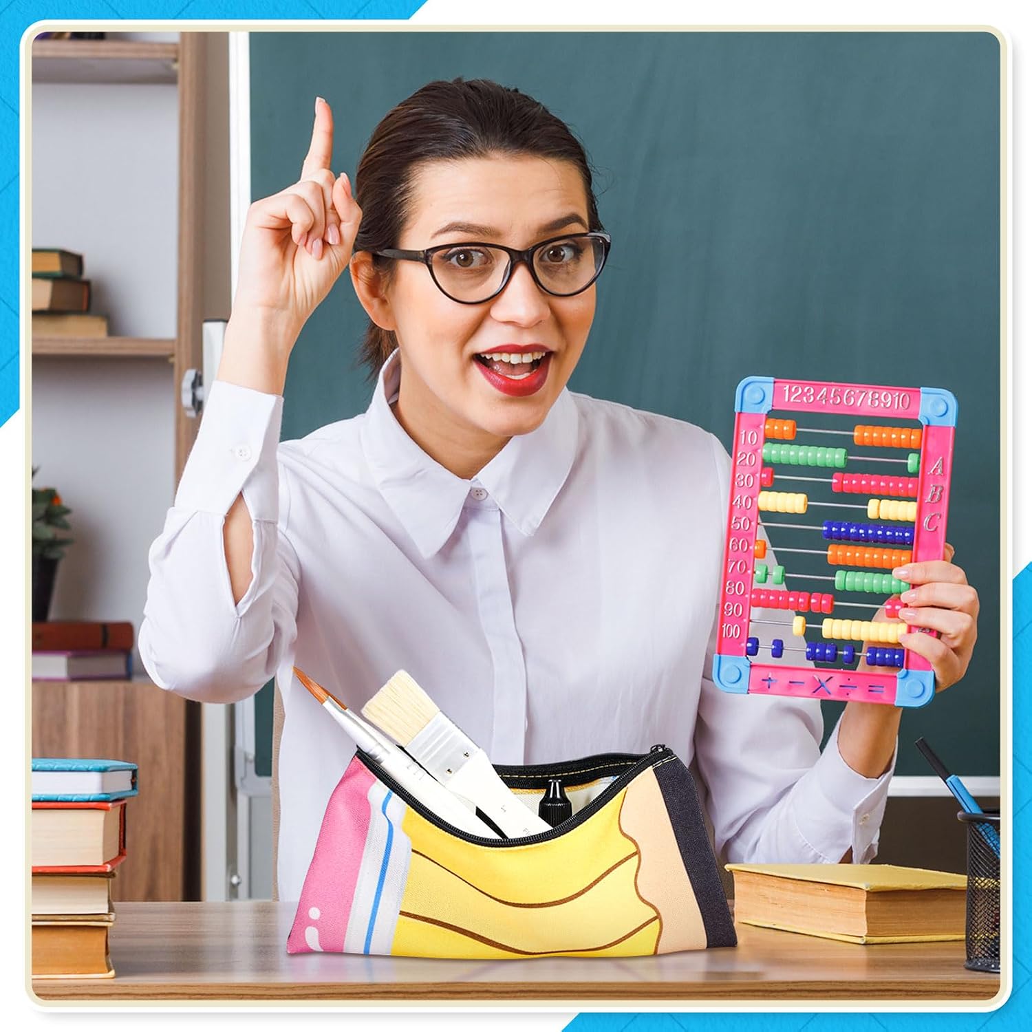 24 Pcs Back to School Gifts Cute Pencil Case Pouch, Lovely Style