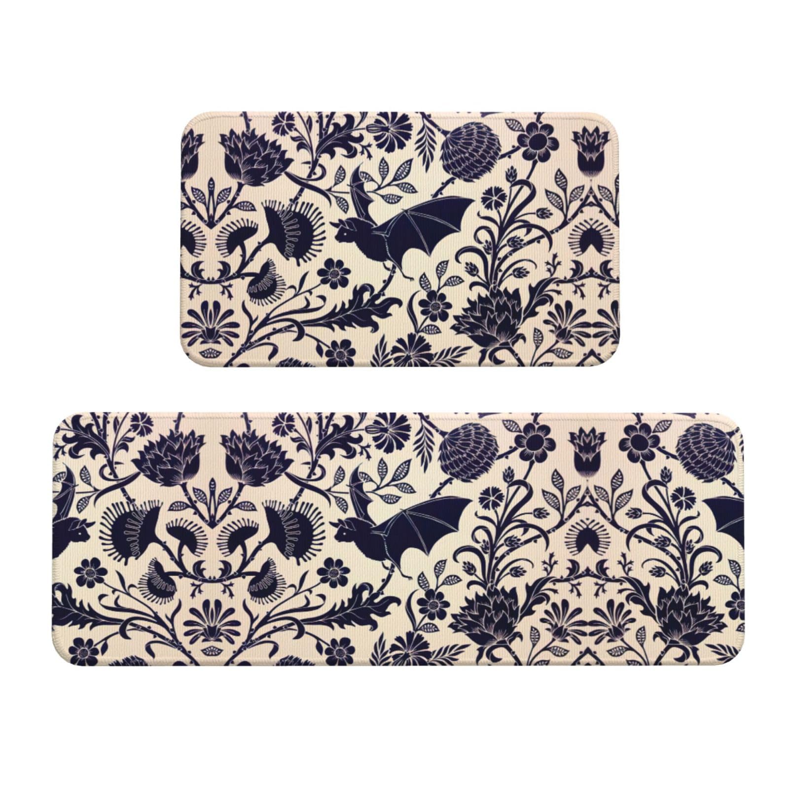 Tapis de cuisine antidérapants EdWal tapis de chef étanche pour sol buanderie lot de 2