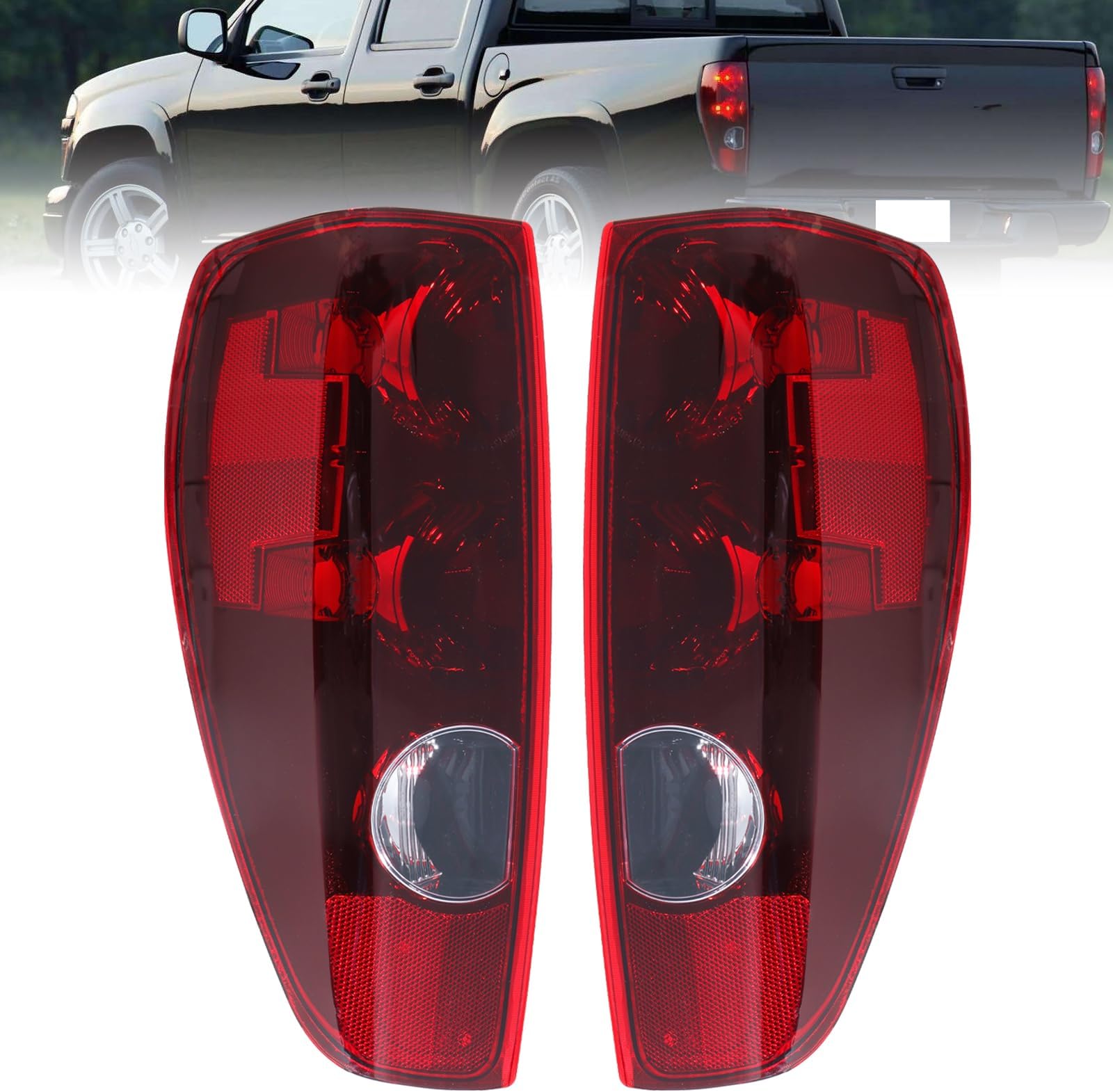 Buy 04-11 CHEVY COLORADO/GMC CANYON ALTEZZA TAIL LIGHTS BLK In