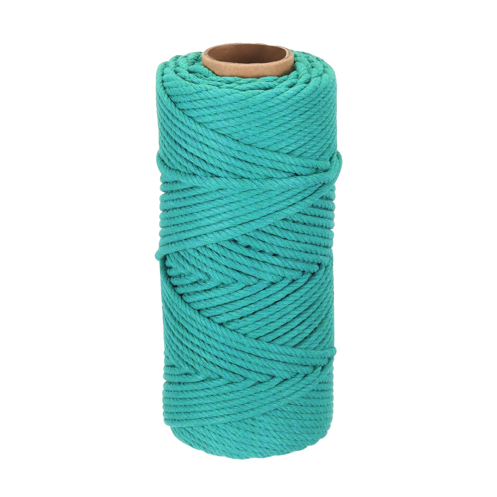DMiotech 4mm x 80M (87 Yard) Elegant Green Natural Cotton Macrame Rope