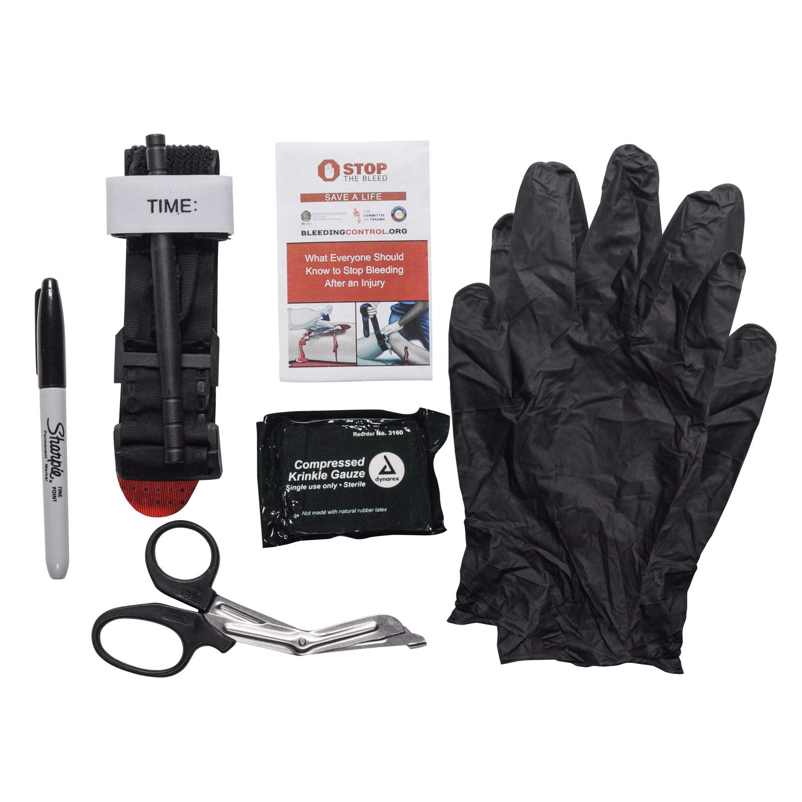 Stop The Bleed Personal Kit Military Style Tourniquet Compressed Gauze