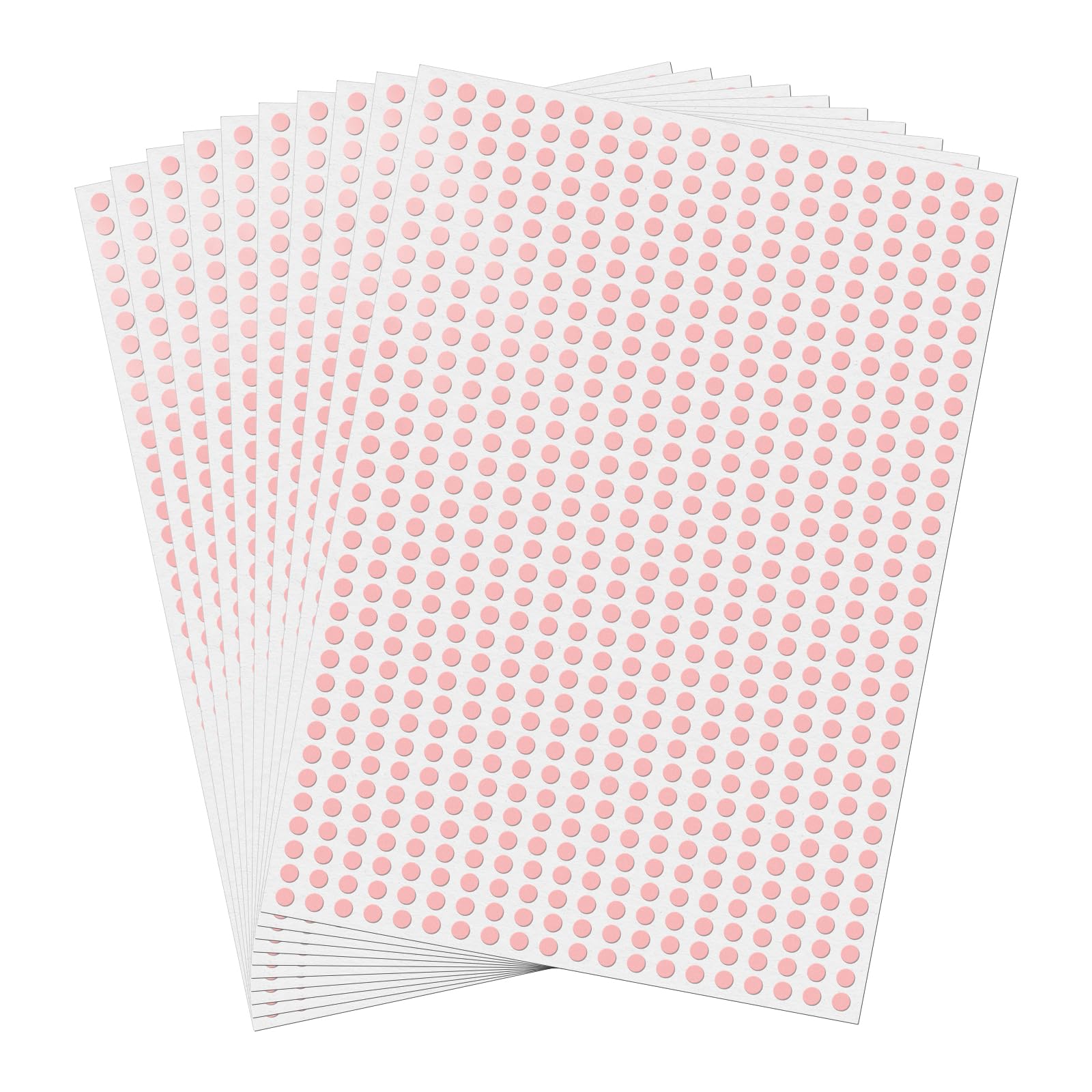 FINDAT 7000 PCS Pink Dot Stickers 6mm Colour Coding Labels Sticky Dots Waterproof Self Adhesive Circle Round Stickers for School DIY Calendar