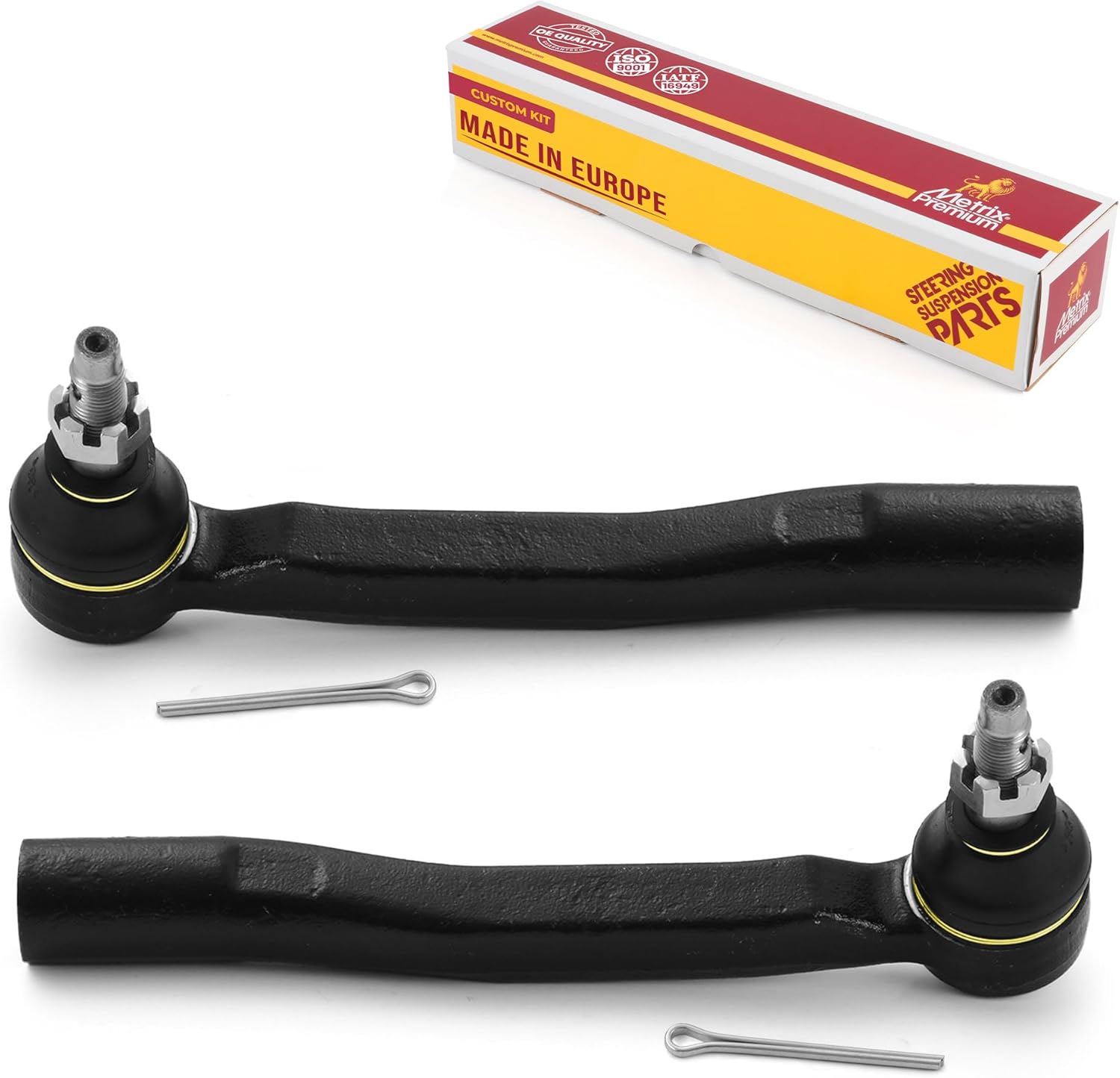 Metrix Premium Chassis Parts - Left & Right Front Outer Tie Rod End Kit Fits 2011-2020 Toyota Sienna, Replacement ES800998, ES800997, Made in Europe