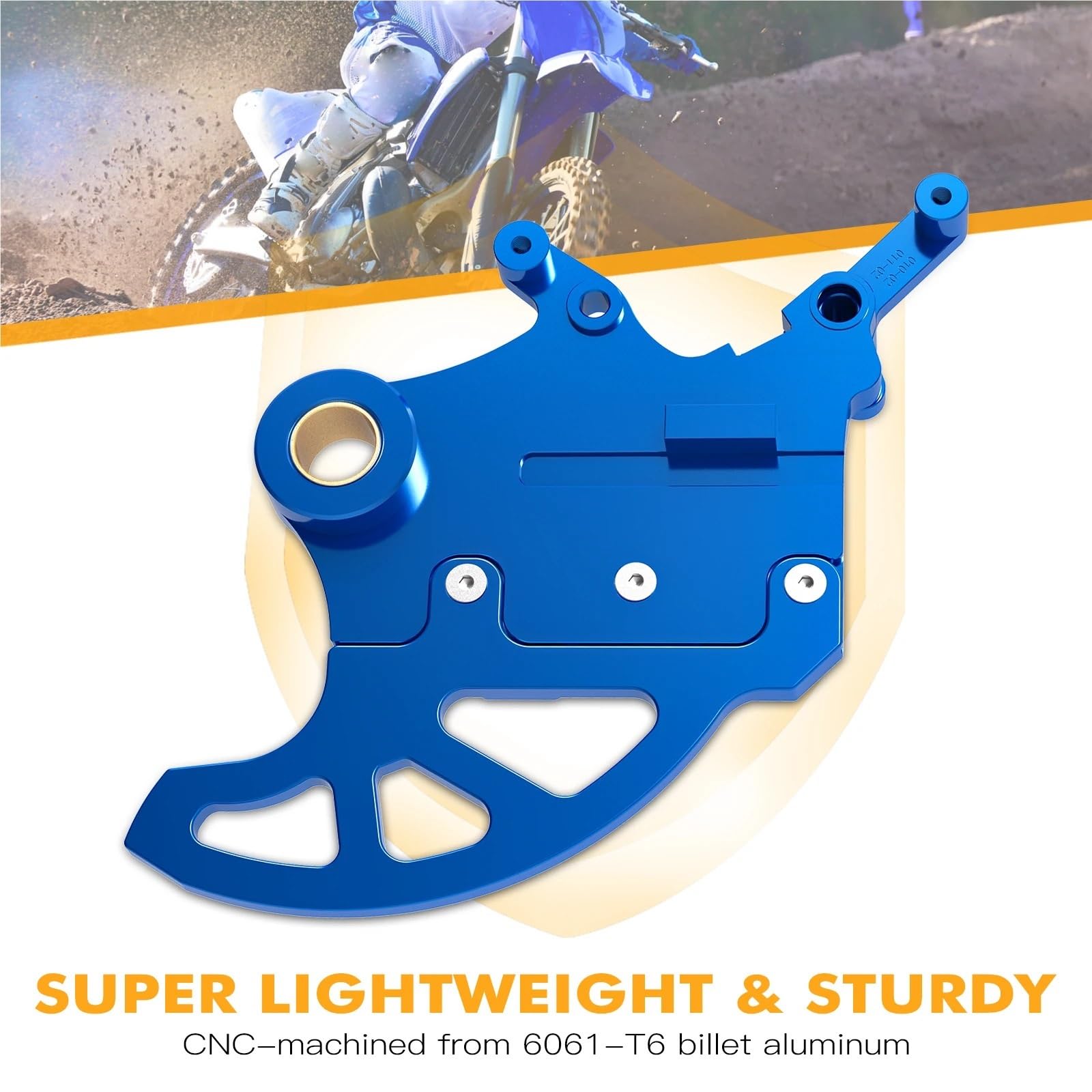 Osłona ochronna hamulca tarczowego Pasuje do Yamaha YZ125 YZ250 YZ250F WR250F WR450F 2006-2023 YZ450F 2016-2023 Osłona tarczy hamulcowej tylnej Ochraniacz