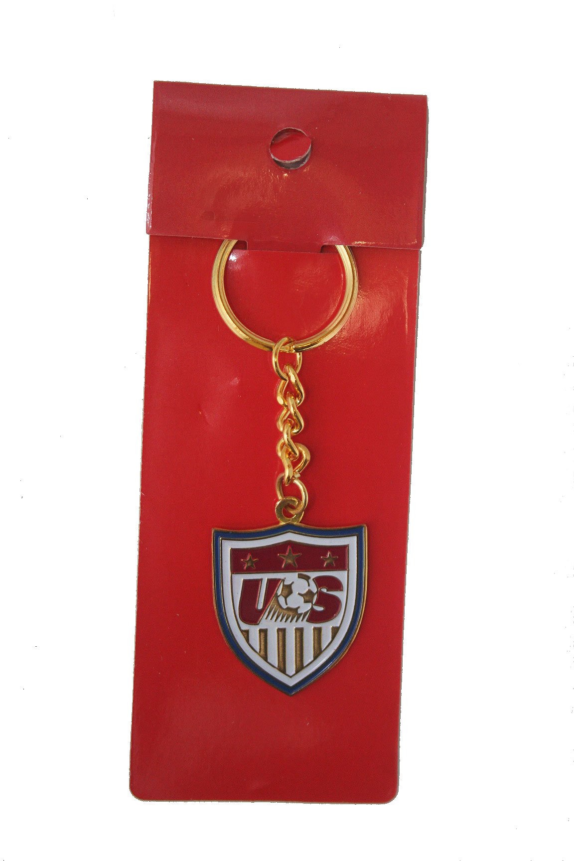 USA Soccer World Cup Metal Logo Keychain .. New