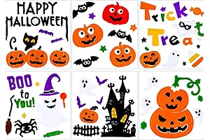 JOICEE Halloween Gel Window Clings
