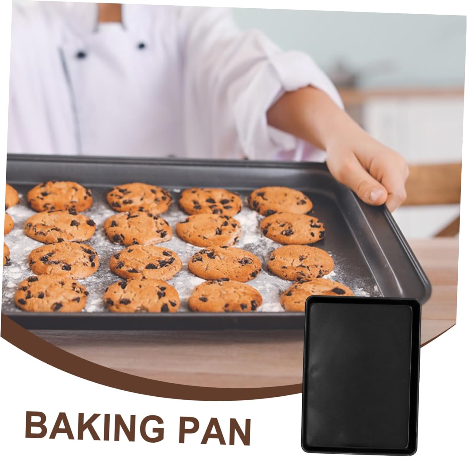Aluminium Alloy Baking Sheet Pan Lightweight Non-stick Cookie Tray for Cakes Pies and Desserts Easy Clean Smooth Surface for Oven Use and Storage