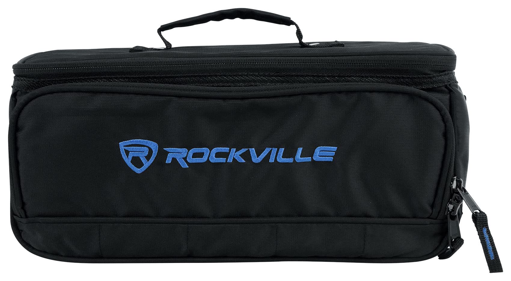 Rockville MB147 DJ-Gear Mixer Gigbag Tasche 35,6 x 17,8 x 16,5 cm (13 Zoll) Laptoptasche, doppelte Schaumstoffpolsterung, Robustes Nylon, für DJs und Musiker