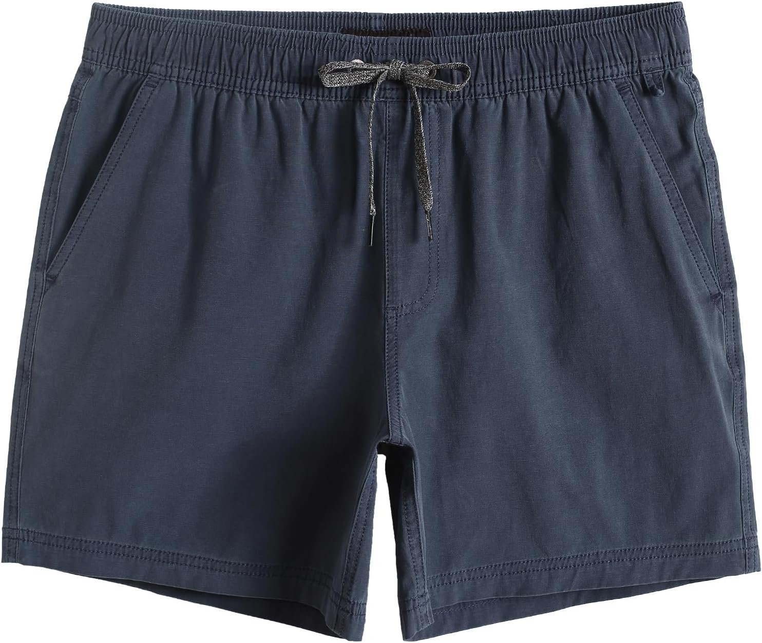 maamgic Men's 5 inch Inseam Shorts Pull-On Relaxed Fit Comfort Stretch Short Shorts with Pocket