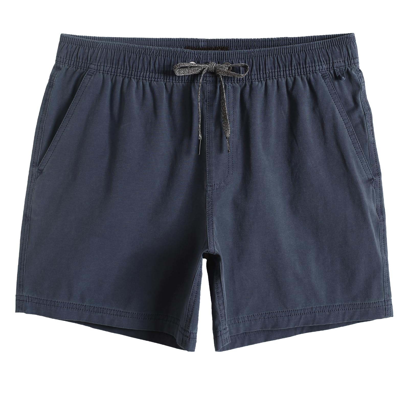 maamgic Men's 5 inch Inseam Shorts Pull-On Relaxed Fit Comfort Stretch Short Shorts with Pocket