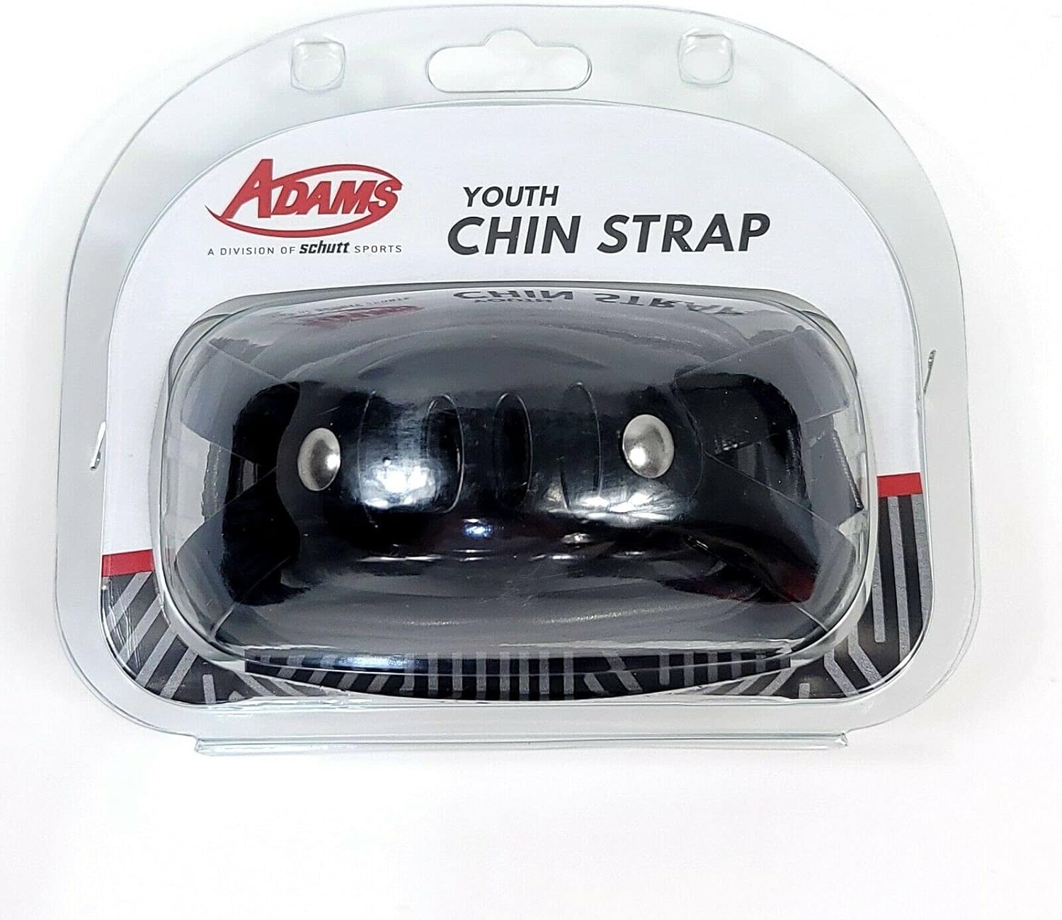 Adams Football Chinstrap, Youth Black : Sports & Outdoors