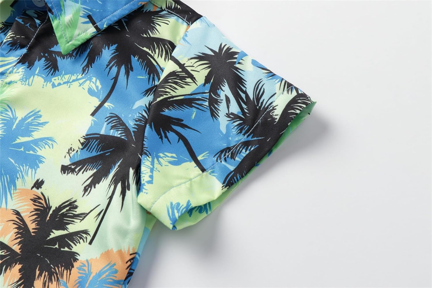 Mud Kingdom Boys Hawaiian Shirt Button Down Short Sleeve Summer Tropical Tops - Image 5
