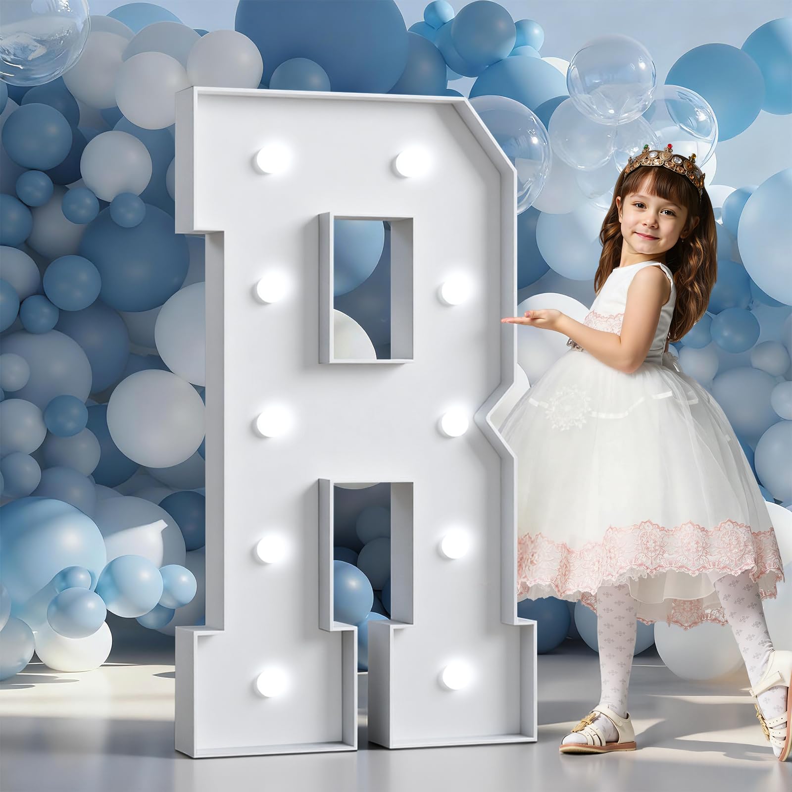 Marquee Letters 4 Feet Tall Large Light Up Letters Baby Shower Decorations Wedding Engagement Proposal White Party Decorations Marry Me Mr and Mrs Sign Big Cardboard Backdrop R