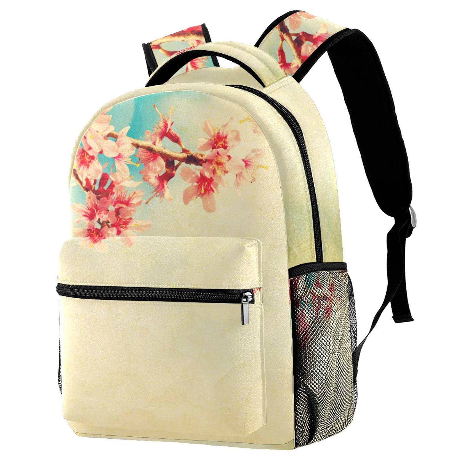 Sac d'école à motif grandes fleurs multicolore pour filles et garçons - 7