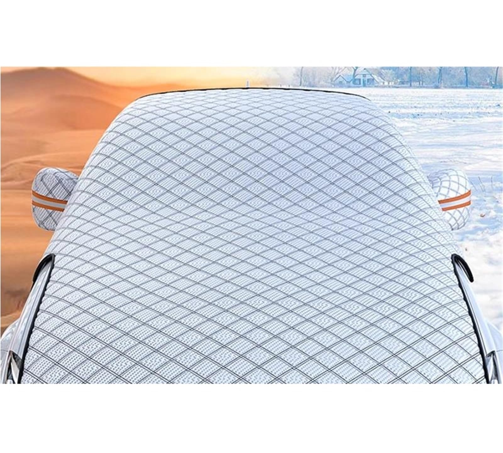 Parabrezza per Parabrezza per Parabrezza per Auto di Grandi Dimensioni Aggiornato con Copertura per Cofano Universale per Berlina SUV Hatchback Copri Parabrezza Auto