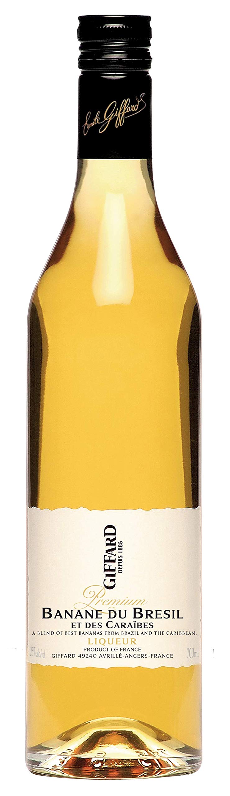 Giffard - Liqueur Banane du Brésil et des Caraïbes - Recette Française - Exotique et Gourmande - 70 cl & Liqueur Abricot du Roussillon - Recette Française - Subtile et Gourmande - 70 cl